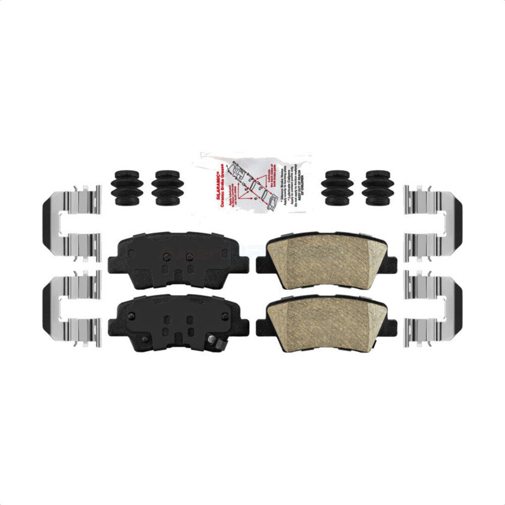 AmeriBRAKES NWF-PTC1313 Disc Brake Pad for 2007-2016 Kia Optima, Hyundai Accent, Kia Soul - Rear