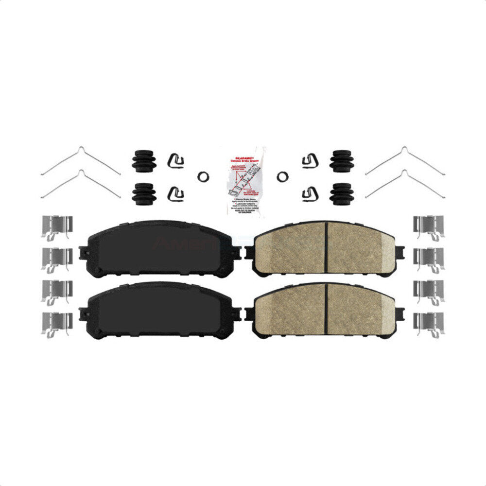 AmeriBRAKES NWF-PTC1324 Disc Brake Pad for 2008-2024 Lexus RZ450e, Subaru Solterra, Toyota bZ4X - Front