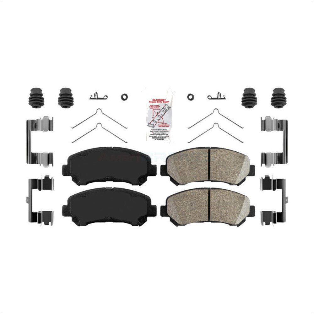 AmeriBRAKES NWF-PTC1374A Disc Brake Pad for 2007-2022 Nissan Juke, Nissan Rogue Select, Suzuki Kizashi - Front