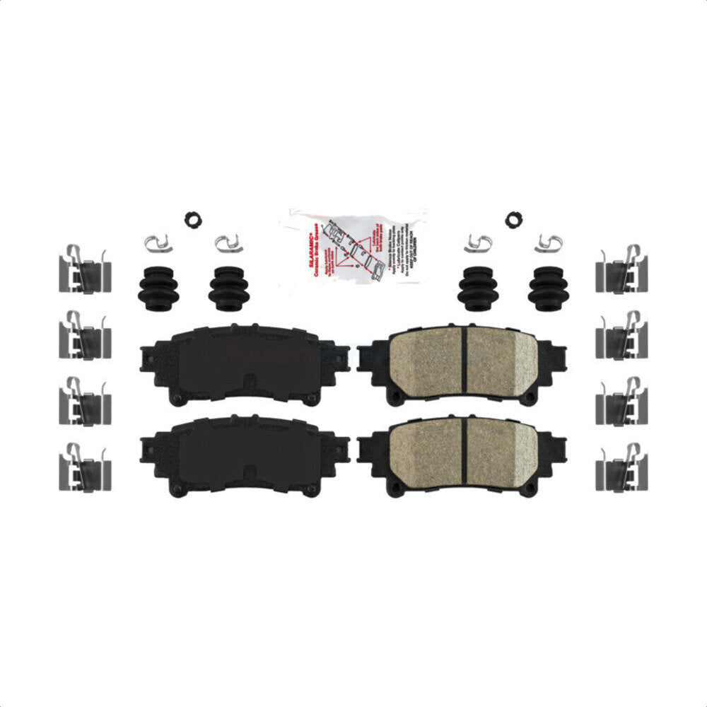 AmeriBRAKES NWF-PTC1391 Disc Brake Pad for 2010-2020 Lexus GS300, Lexus GS200t, Lexus IS200t - Rear