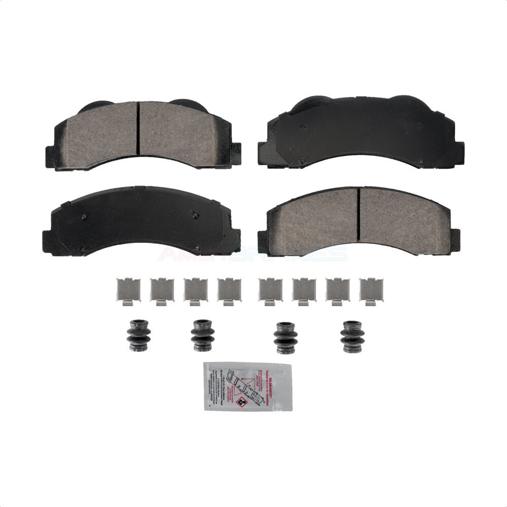 AmeriBRAKES NWF-PTC1414 Disc Brake Pad for 2010-2017 Ford Expedition, Ford F-150, Lincoln Navigator - Front