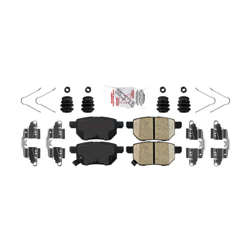 AmeriBRAKES NWF-PTC1423 Disc Brake Pad for 2008-2022 Toyota Corolla, Toyota Prius AWD-e, Toyota Corolla iM - Rear