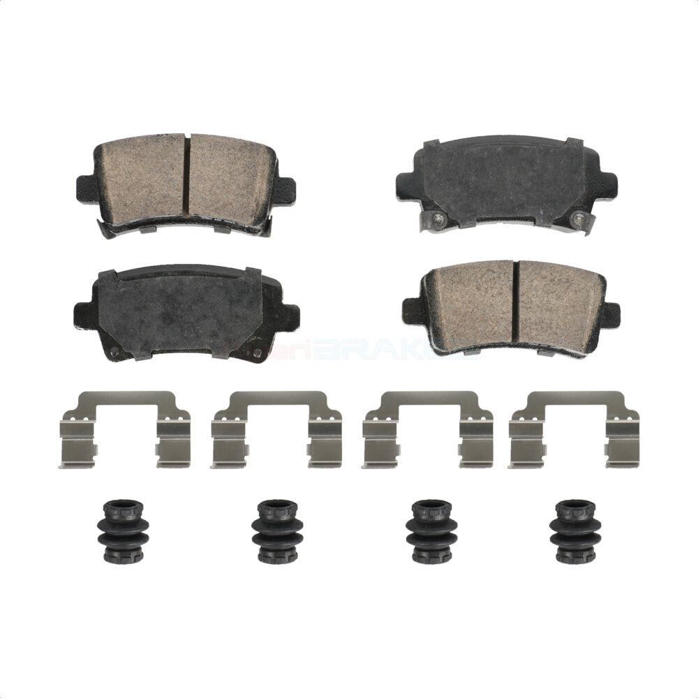 AmeriBRAKES NWF-PTC1430 Disc Brake Pad for 2010-2020 Chevrolet Malibu Limited, Chevrolet Impala, Cadillac XTS - Rear