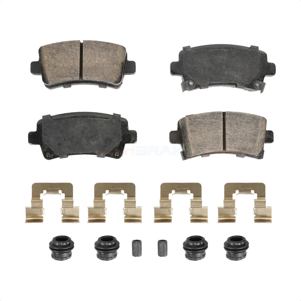 AmeriBRAKES NWF-PTC1430A Disc Brake Pad for 2010-2016 Chevrolet Malibu, Buick LaCrosse, Buick Regal - Rear