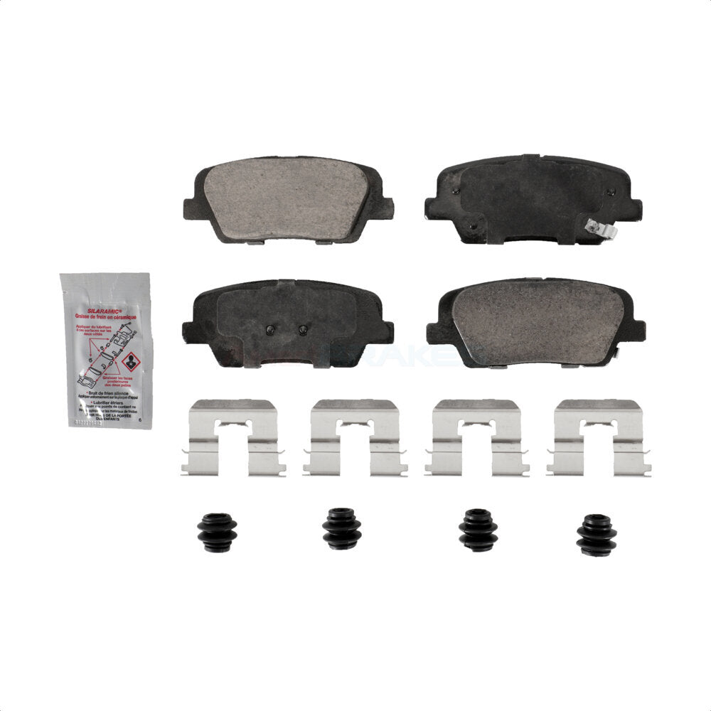AmeriBRAKES NWF-PTC1439 Disc Brake Pad for 2010-2016 Kia Sorento, Hyundai Santa Fe Sport, Hyundai Santa Fe XL - Rear