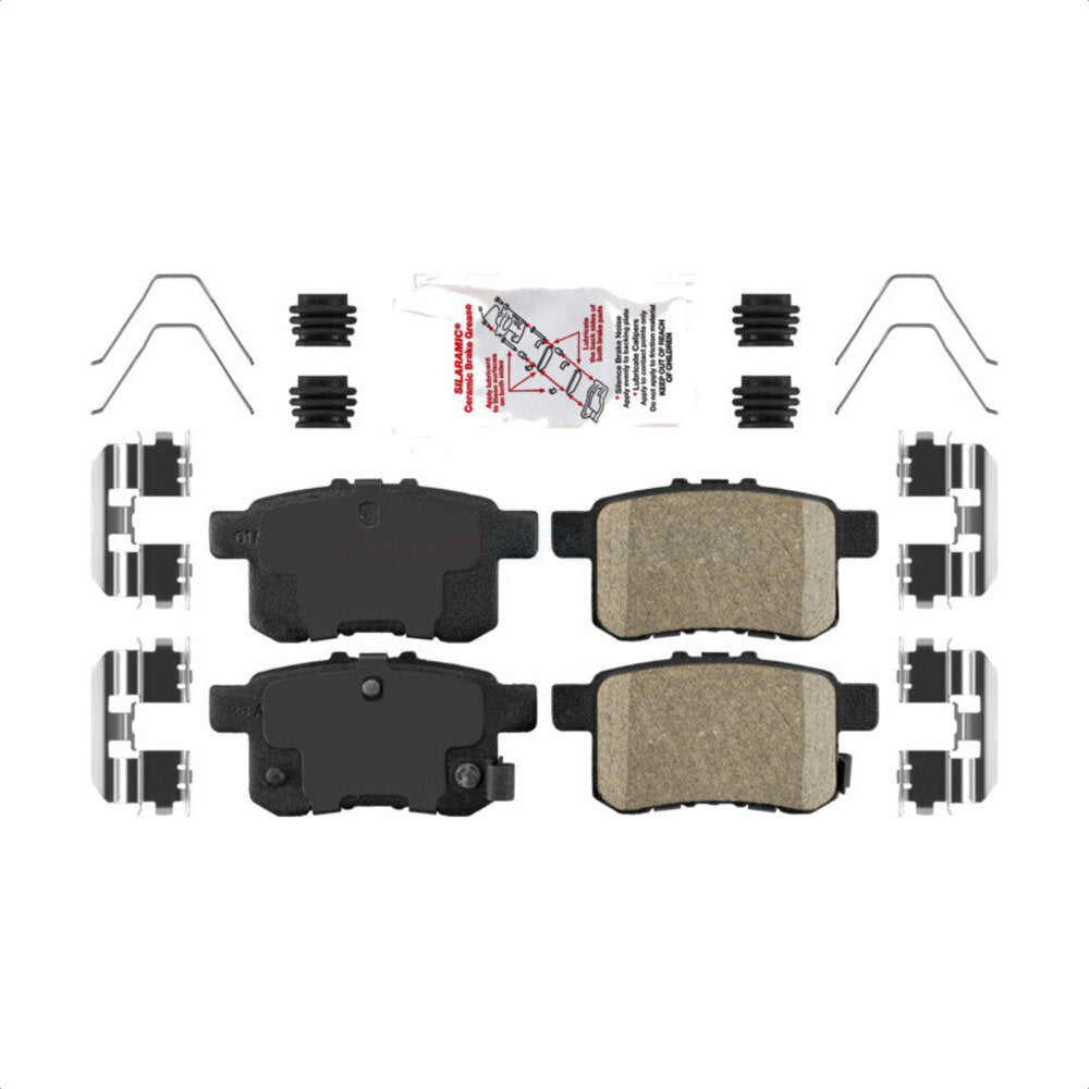 AmeriBRAKES NWF-PTC1451 Disc Brake Pad for 2008-2017 Honda Accord, Acura TSX - Rear