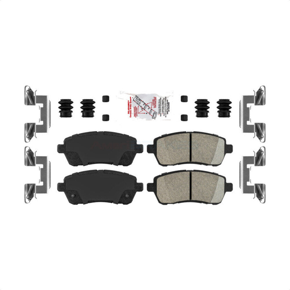 AmeriBRAKES NWF-PTC1454 Disc Brake Pad for 2011-2019 Ford Fiesta - Front