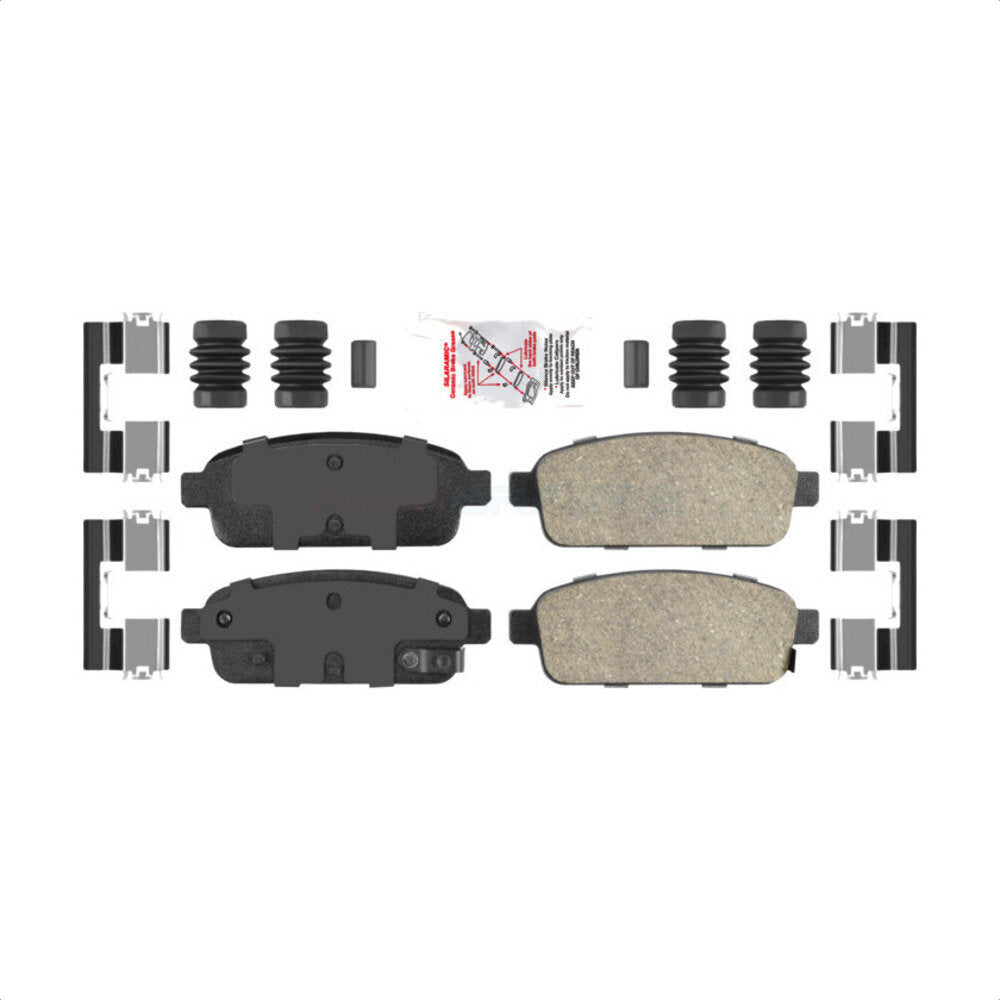 AmeriBRAKES NWF-PTC1468 Disc Brake Pad for 2011-2019 Buick Cascada, Chevrolet Cruze Limited, Cadillac ELR - Rear