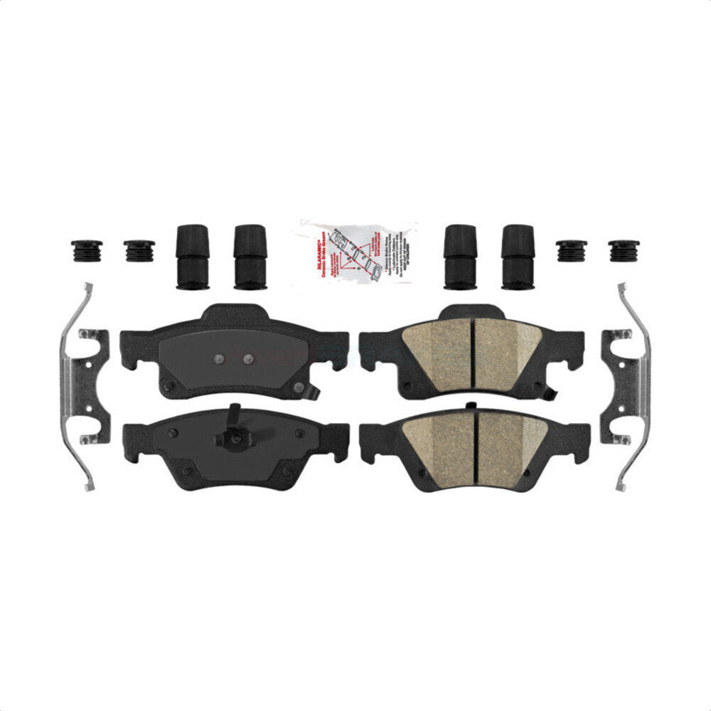 AmeriBRAKES NWF-PTC1498 Disc Brake Pad for 2011-2024 Jeep Grand Cherokee WK, Dodge Durango, Jeep Grand Cherokee - Rear