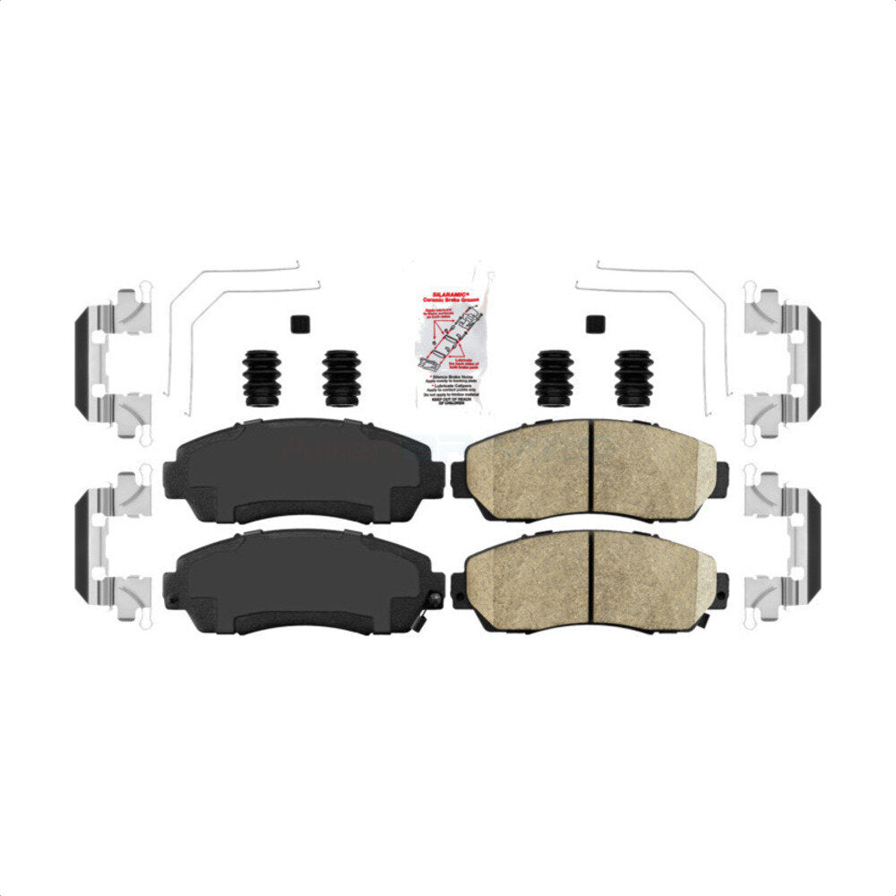 AmeriBRAKES NWF-PTC1521 Disc Brake Pad for 2005-2025 Acura TLX, Honda CR-V, Acura RDX - Front