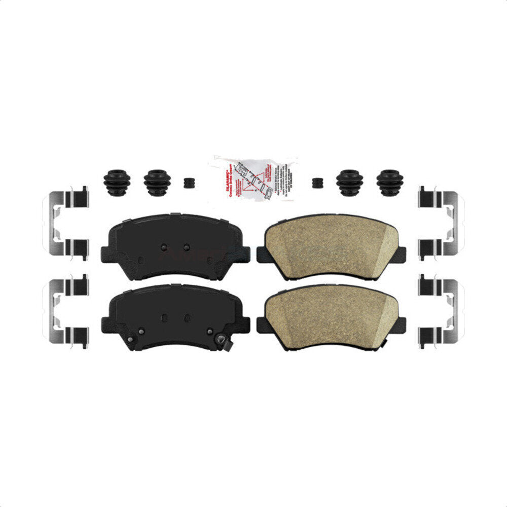 AmeriBRAKES NWF-PTC1543 Disc Brake Pad for 2011-2018 Kia Rio, Hyundai Elantra GT, Kia Forte - Front