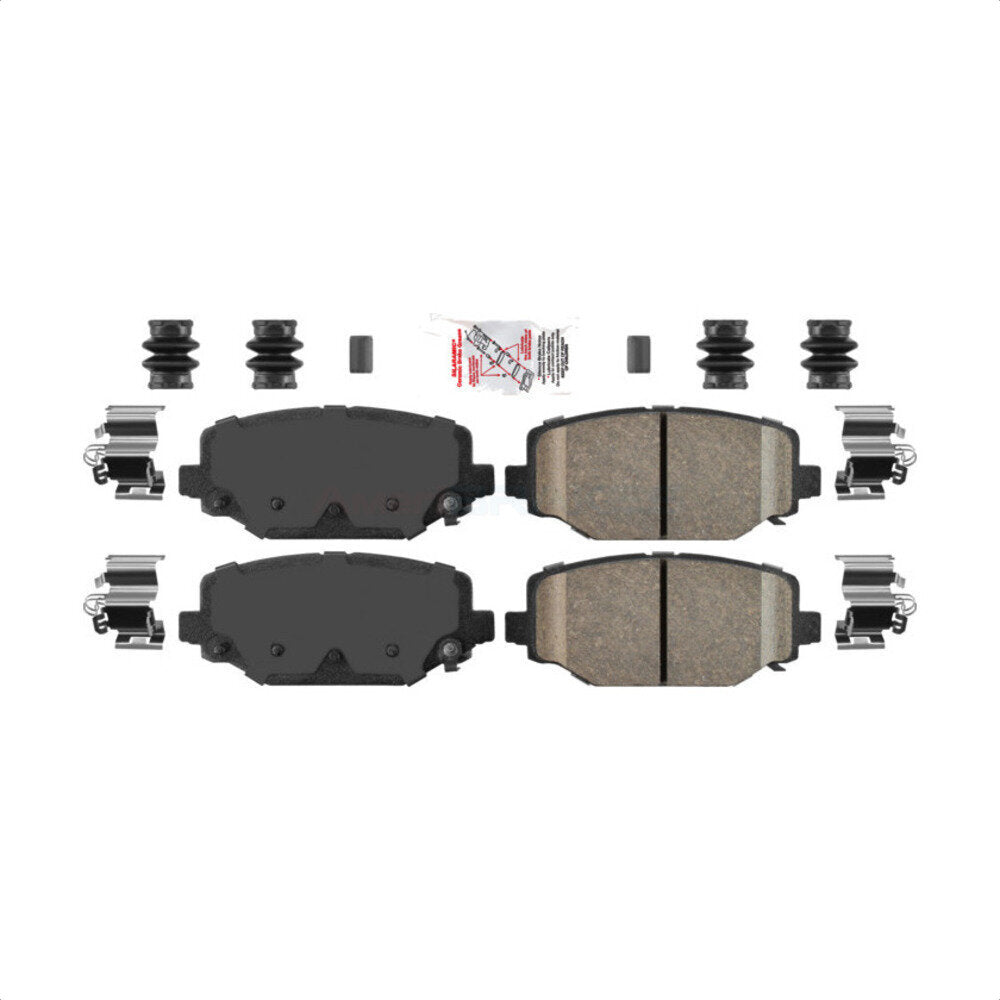 AmeriBRAKES NWF-PTC1596 Disc Brake Pad for 2012-2020 Dodge Grand Caravan, Dodge Journey, Chrysler Town & Country - Rear