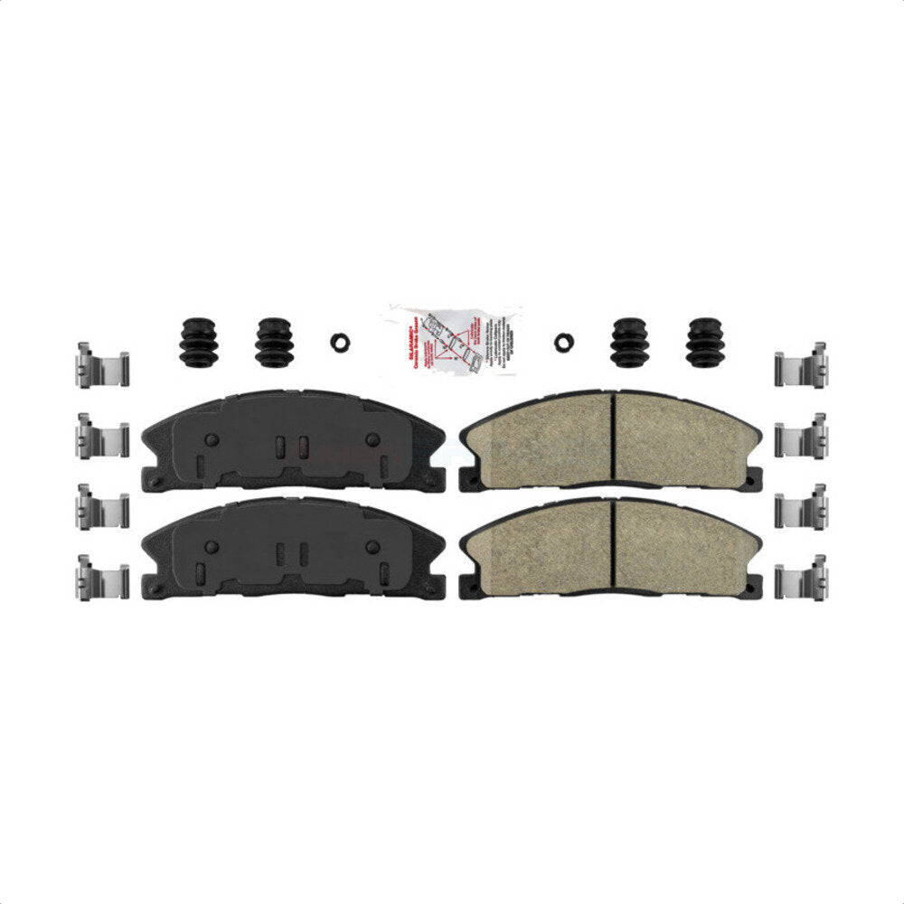 AmeriBRAKES NWF-PTC1611 Disc Brake Pad for 2012-2019 Ford Taurus, Ford Special Service Police Sedan, Ford Explorer - Front