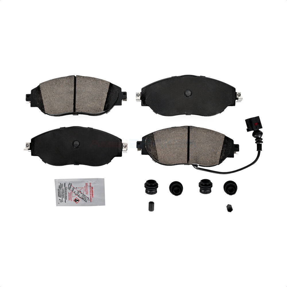 AmeriBRAKES NWF-PTC1633 Disc Brake Pad for 2015-2023 Audi A3 Quattro, Volkswagen Arteon, Volkswagen Jetta - Front