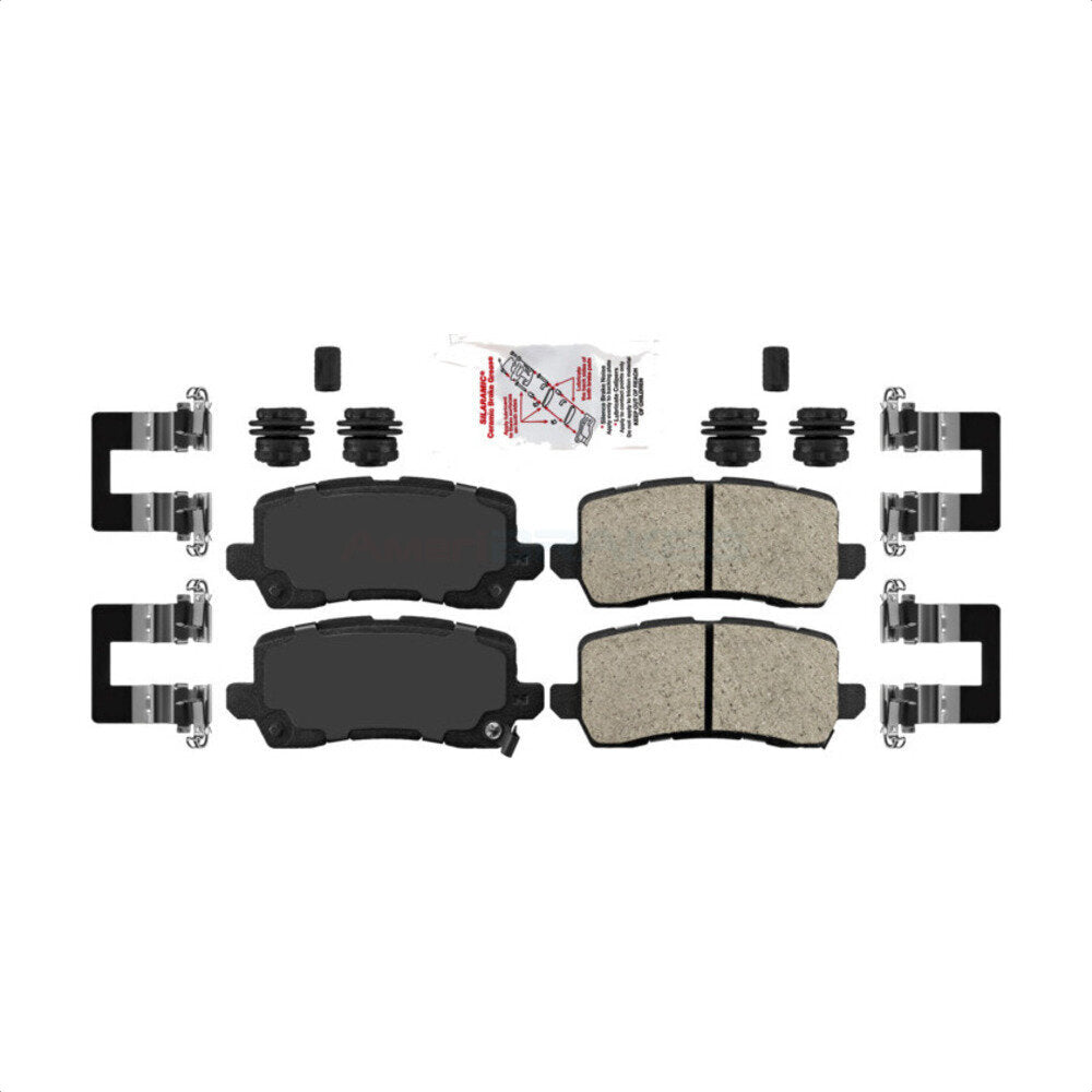 AmeriBRAKES NWF-PTC1698 Disc Brake Pad for 2014-2023 Honda Odyssey, Acura TLX, Acura RLX - Rear
