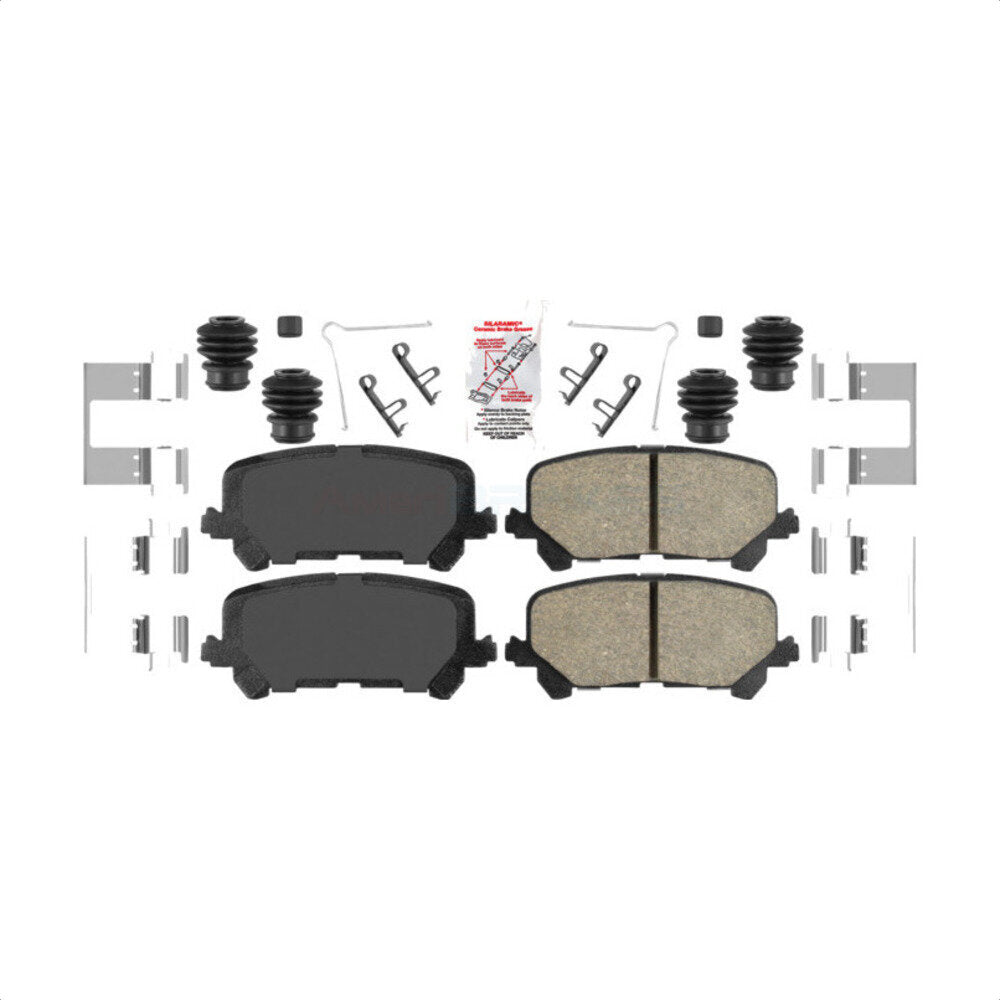 AmeriBRAKES NWF-PTC1724 Disc Brake Pad for 2014-2025 Honda Passport, Honda Ridgeline, Honda Pilot - Rear