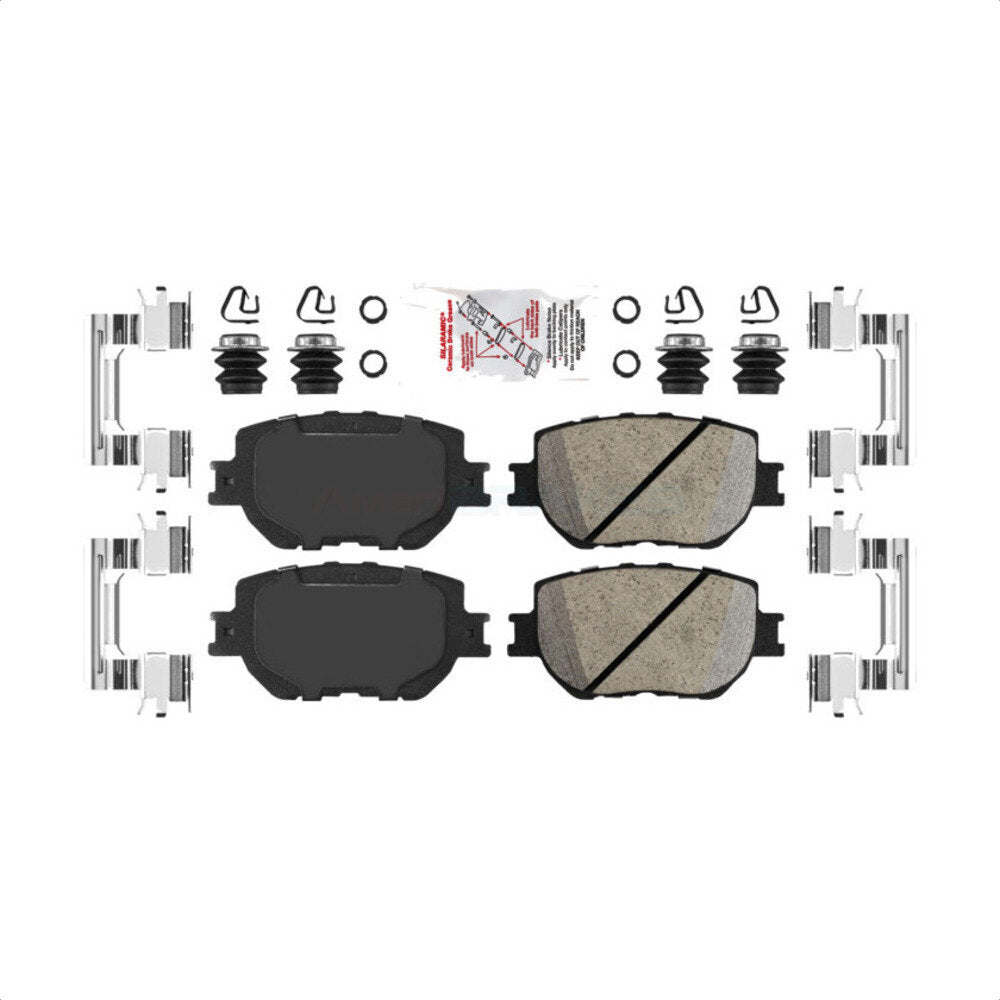 AmeriBRAKES NWF-PTC1733 Disc Brake Pad for 2014-2015 Lexus IS250 - Front