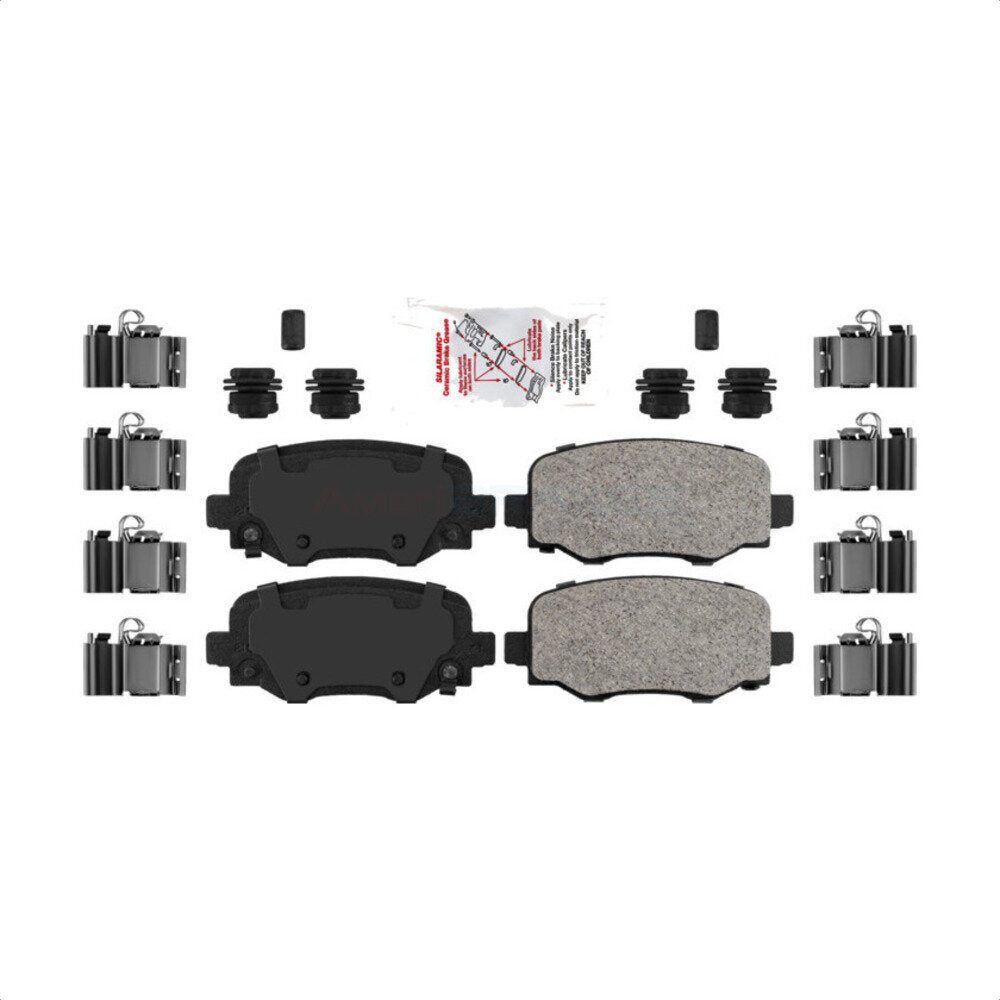 AmeriBRAKES NWF-PTC1734 Disc Brake Pad for 2014-2022 Chrysler 200, Jeep Cherokee - Rear