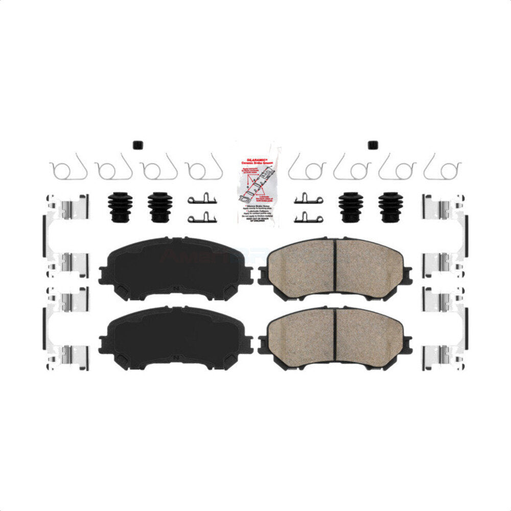 AmeriBRAKES NWF-PTC1737 Disc Brake Pad for 2014-2023 Nissan Rogue, Nissan Qashqai, Nissan Rogue Sport - Front
