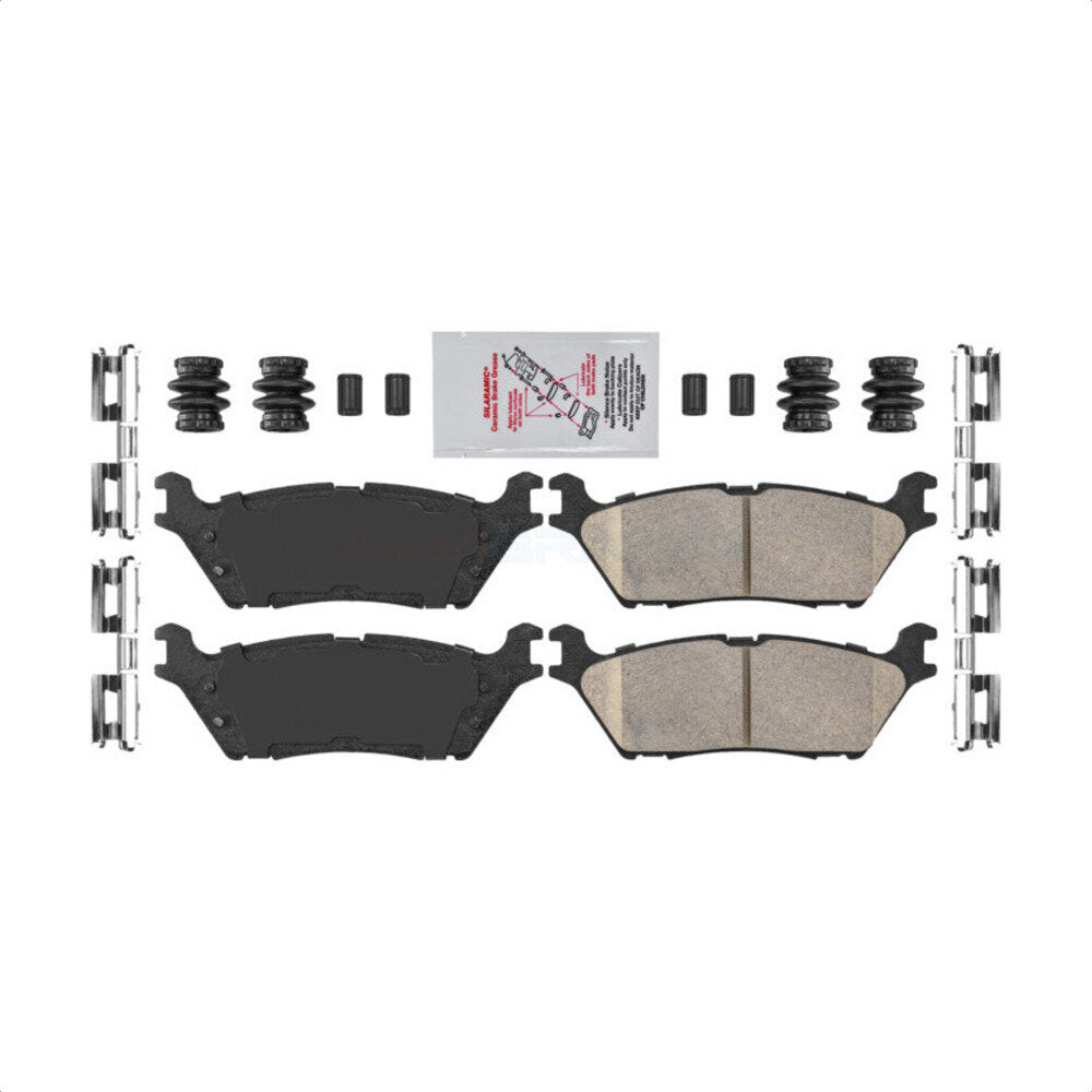 AmeriBRAKES NWF-PTC1790 Disc Brake Pad for 2015-2021 Ford Expedition, Lincoln Navigator, Ford F-150 - Rear
