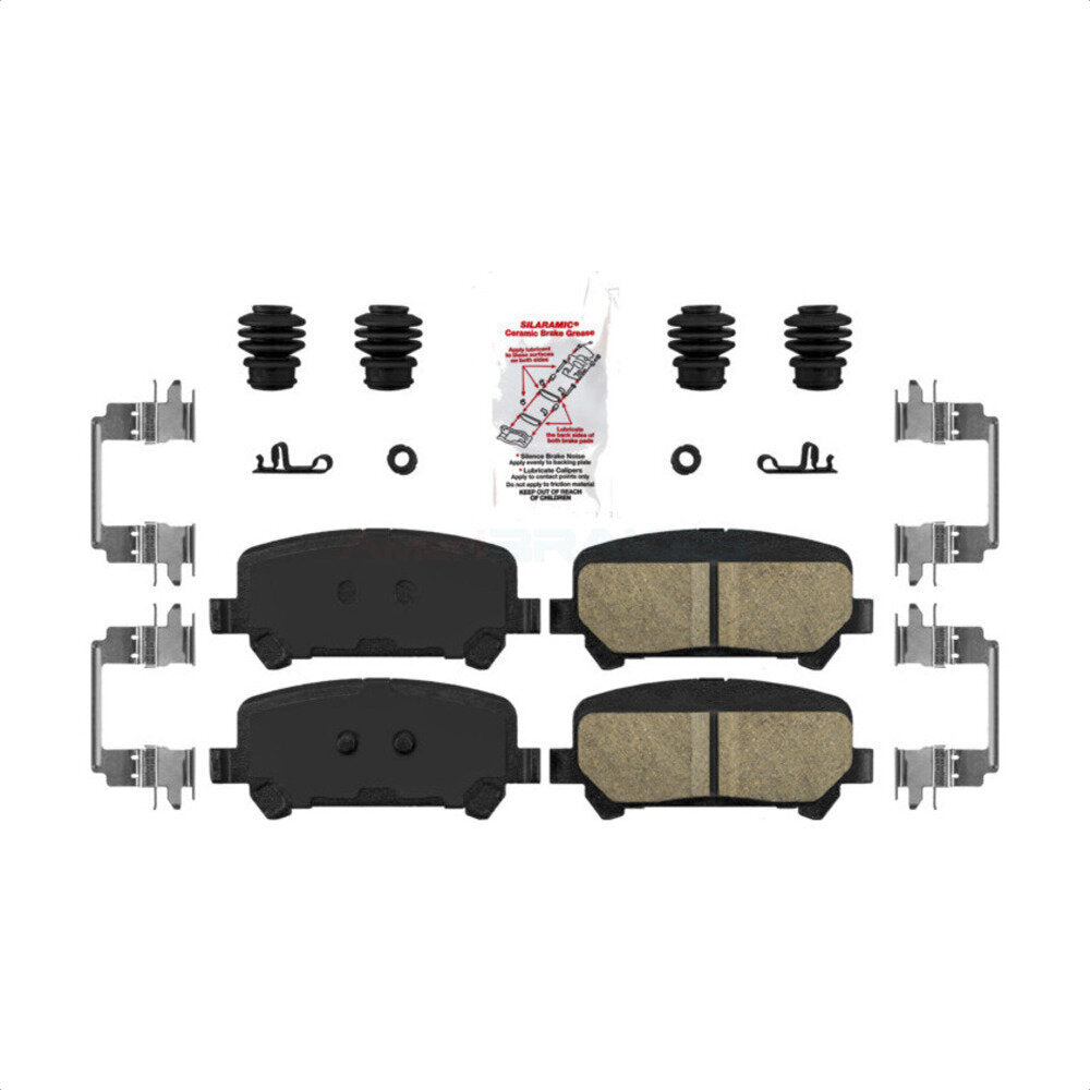 AmeriBRAKES NWF-PTC1806 Disc Brake Pad for 2015-2020 Chevrolet Colorado, GMC Canyon - Rear