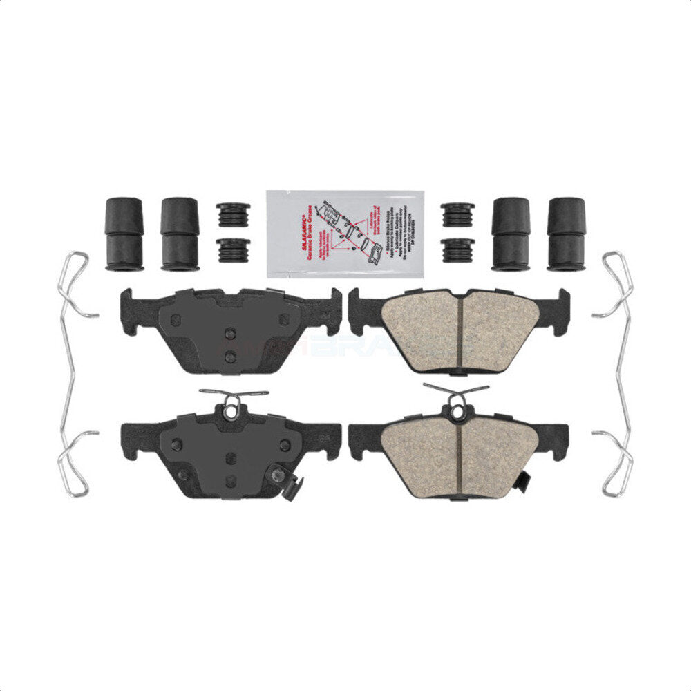 AmeriBRAKES NWF-PTC1808 Disc Brake Pad for 2015-2025 Subaru Crosstrek, Subaru Impreza, Subaru WRX - Rear