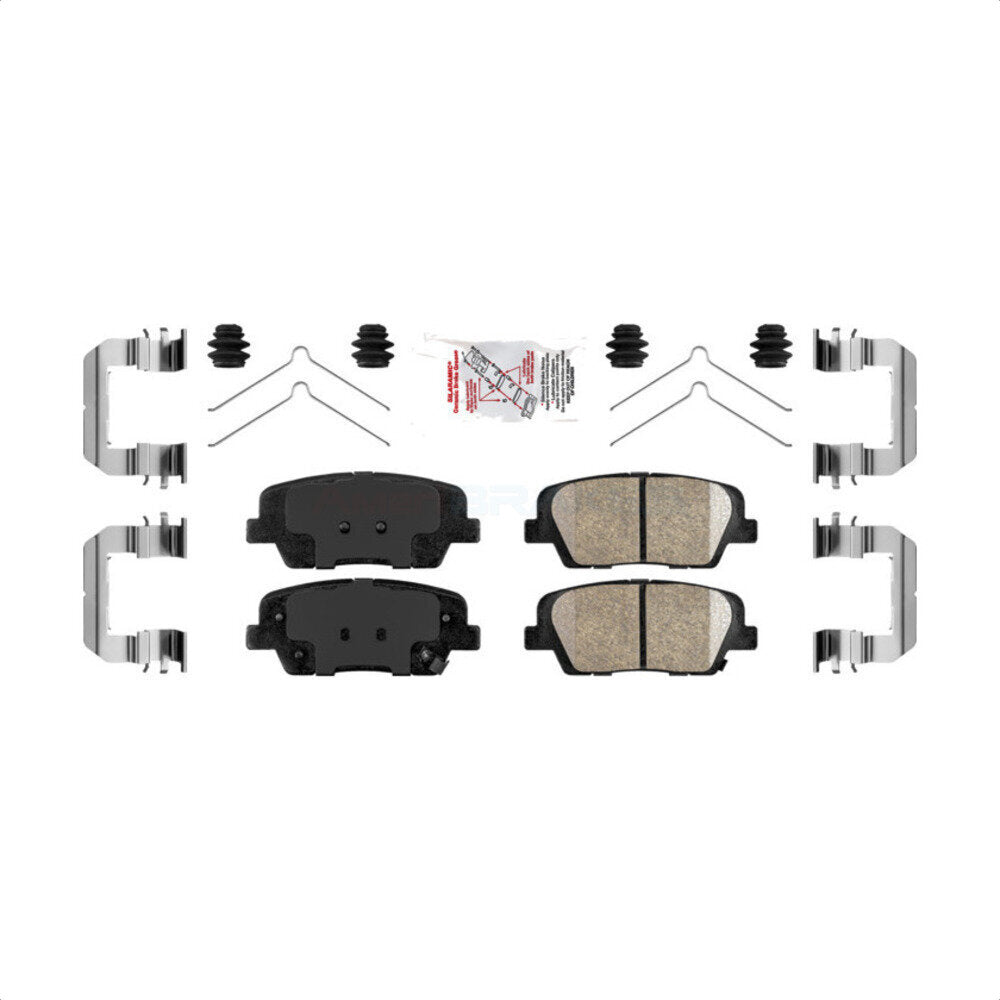 AmeriBRAKES NWF-PTC1816 Disc Brake Pad for 2014-2023 Kia Stinger, Genesis G70, Hyundai Santa Fe - Rear