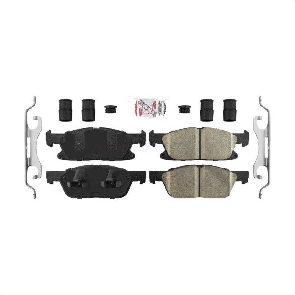 AmeriBRAKES NWF-PTC1818 Disc Brake Pad for 2015-2024 Ford Edge, Lincoln Nautilus, Lincoln MKX - Front