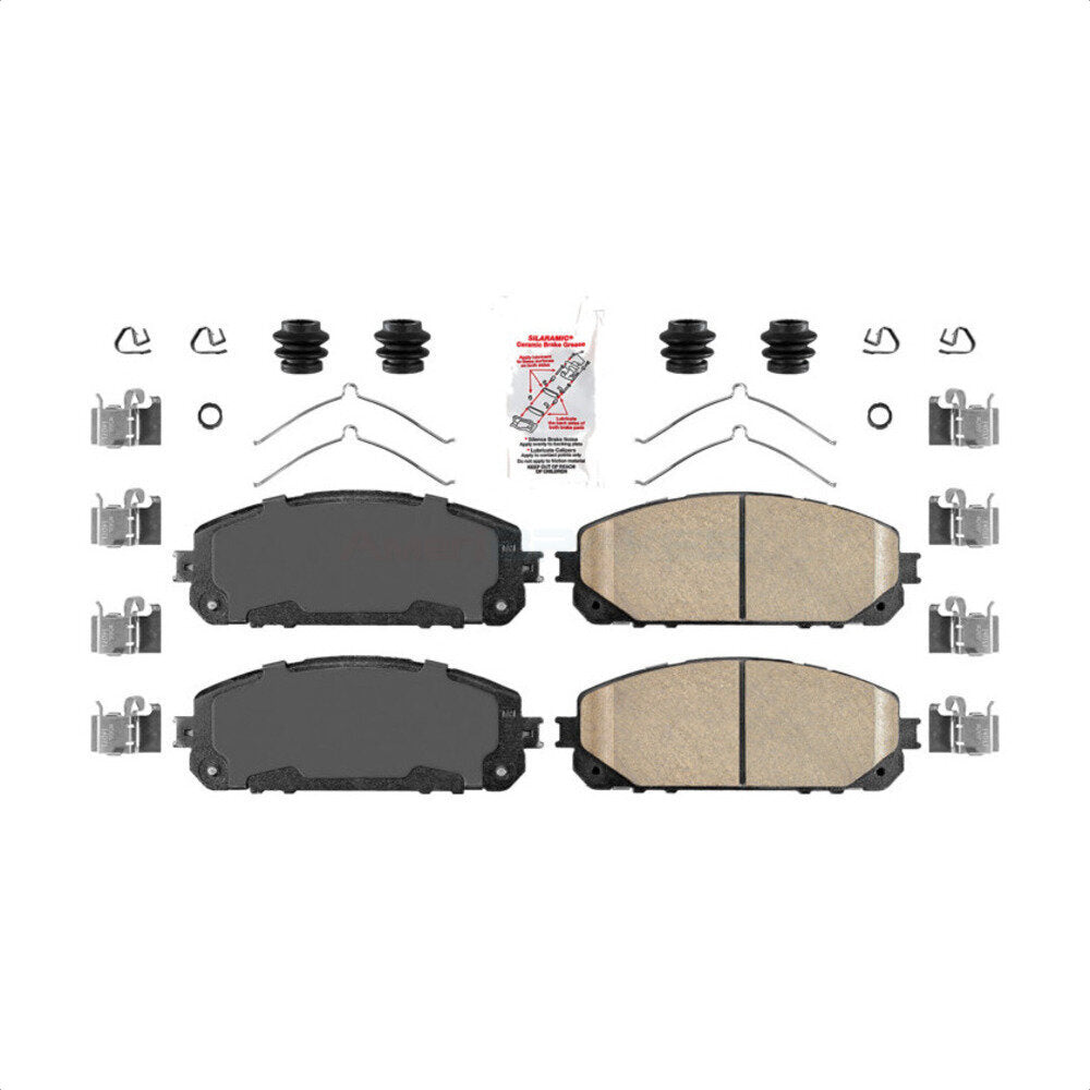 AmeriBRAKES NWF-PTC1843 Disc Brake Pad for 2014-2023 Jeep Cherokee - Front