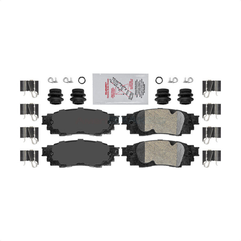 AmeriBRAKES NWF-PTC1879 Disc Brake Pad for 2016-2022 Lexus RX350, Lexus RX350L, Lexus RX450hL - Rear