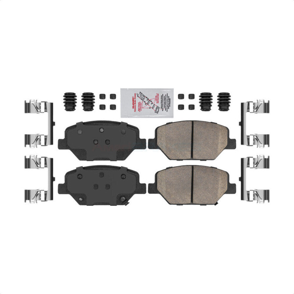 AmeriBRAKES NWF-PTC1886 Disc Brake Pad for 2016-2020 Buick Envision, Chevrolet Equinox, GMC Terrain - Front
