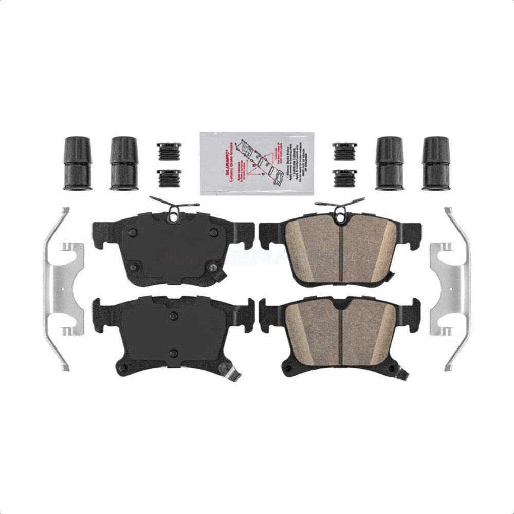 AmeriBRAKES NWF-PTC1901 Disc Brake Pad for 2017-2024 Chrysler Grand Caravan, Chrysler Voyager, Chrysler Pacifica - Rear