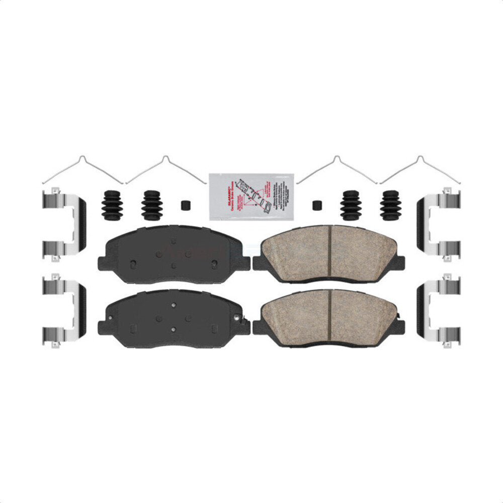 AmeriBRAKES NWF-PTC1917 Disc Brake Pad for 2017-2019 Hyundai Santa Fe, Hyundai Santa Fe XL - Front