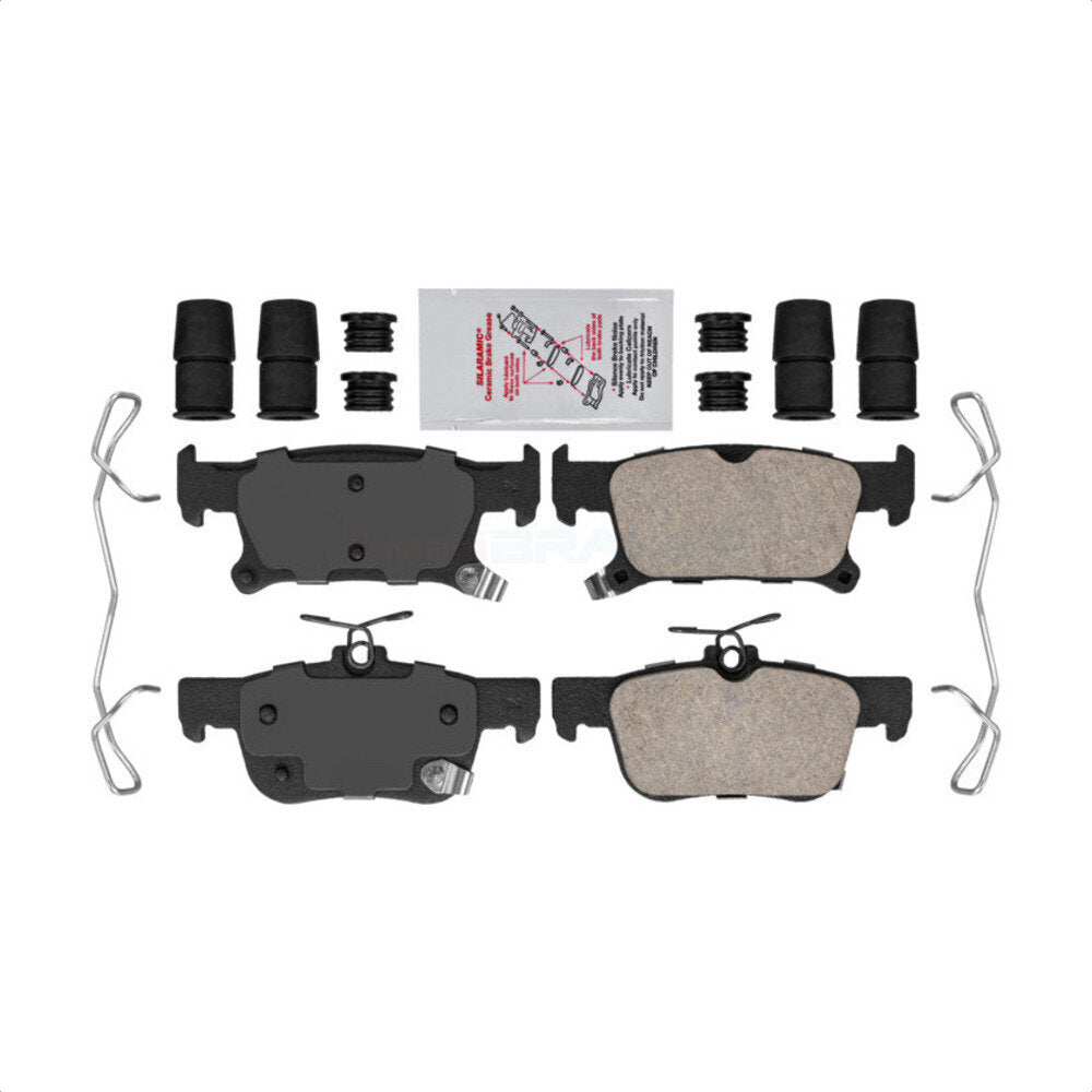 AmeriBRAKES NWF-PTC1923 Disc Brake Pad for 2016-2020 Buick Envision - Rear