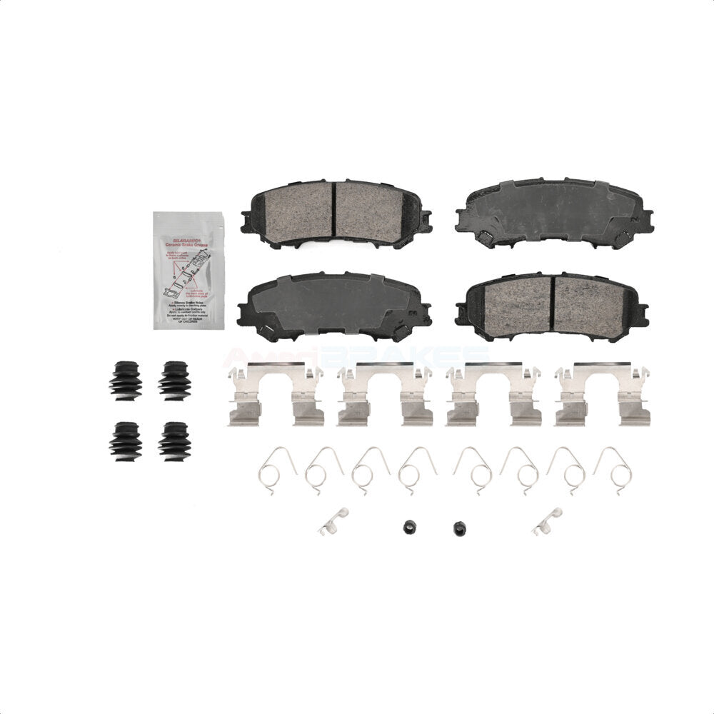 AmeriBRAKES NWF-PTC2032 Disc Brake Pad for 2017-2023 Nissan TITAN - Rear