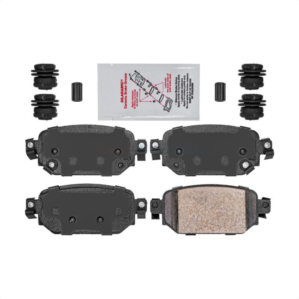 AmeriBRAKES NWF-PTC2042 Disc Brake Pad for 2017-2022 Mazda CX-3, Mazda 3, Mazda 3 Sport - Rear