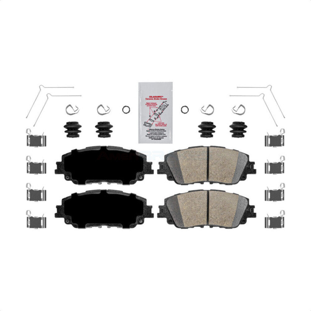AmeriBRAKES NWF-PTC2076 Disc Brake Pad for 2018-2025 Toyota Camry, Toyota Prius, Toyota Prius Prime - Front