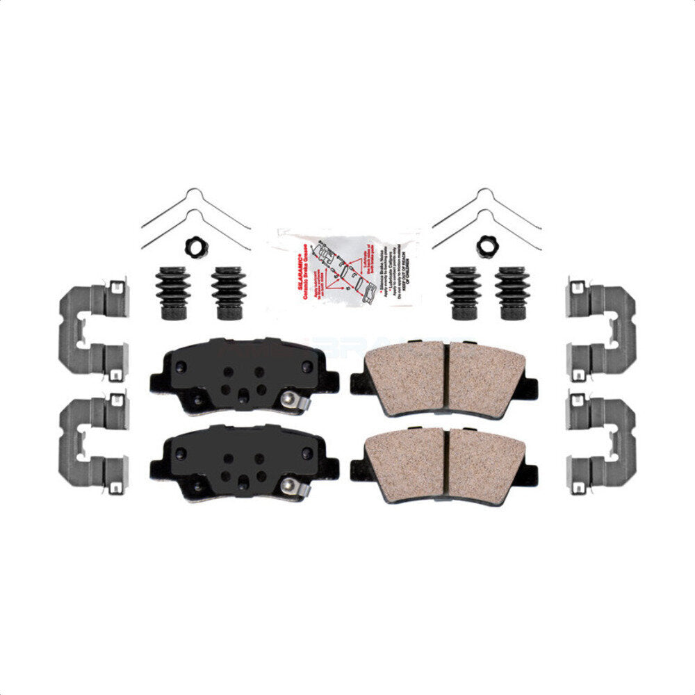 AmeriBRAKES NWF-PTC2098 Disc Brake Pad for 2017-2023 Hyundai Nexo, Hyundai Tucson, Kia Cadenza - Rear