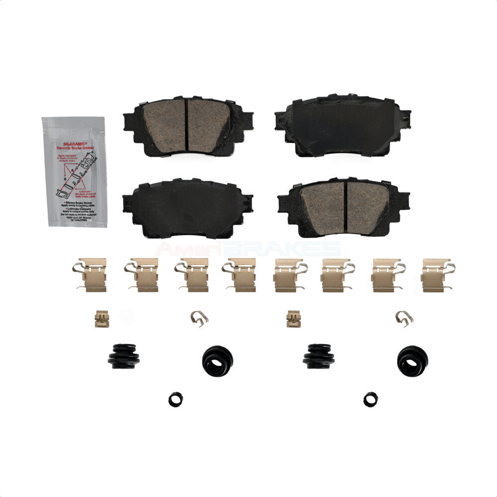 AmeriBRAKES NWF-PTC2183 Disc Brake Pad for 2019-2025 Toyota Corolla - Rear