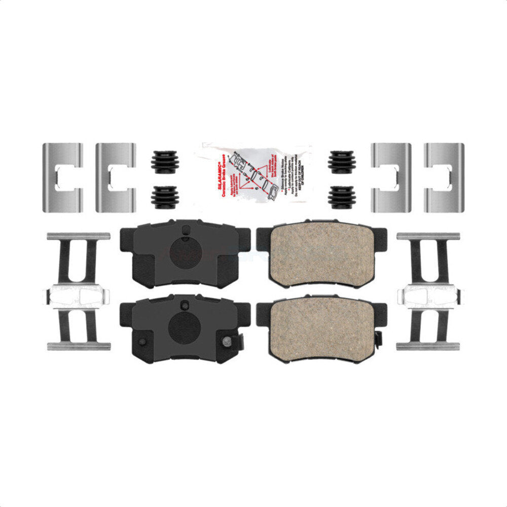AmeriBRAKES NWF-PTC365 Disc Brake Pad for 1987-2022 Honda Civic, Acura ILX, Suzuki SX4 Crossover - Rear