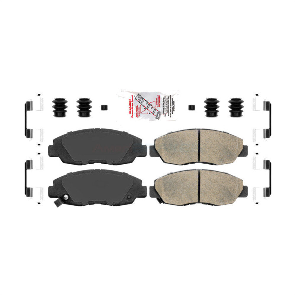 AmeriBRAKES NWF-PTC465A Disc Brake Pad for 1996-2014 Honda Civic, Honda Insight, Honda Accord - Front
