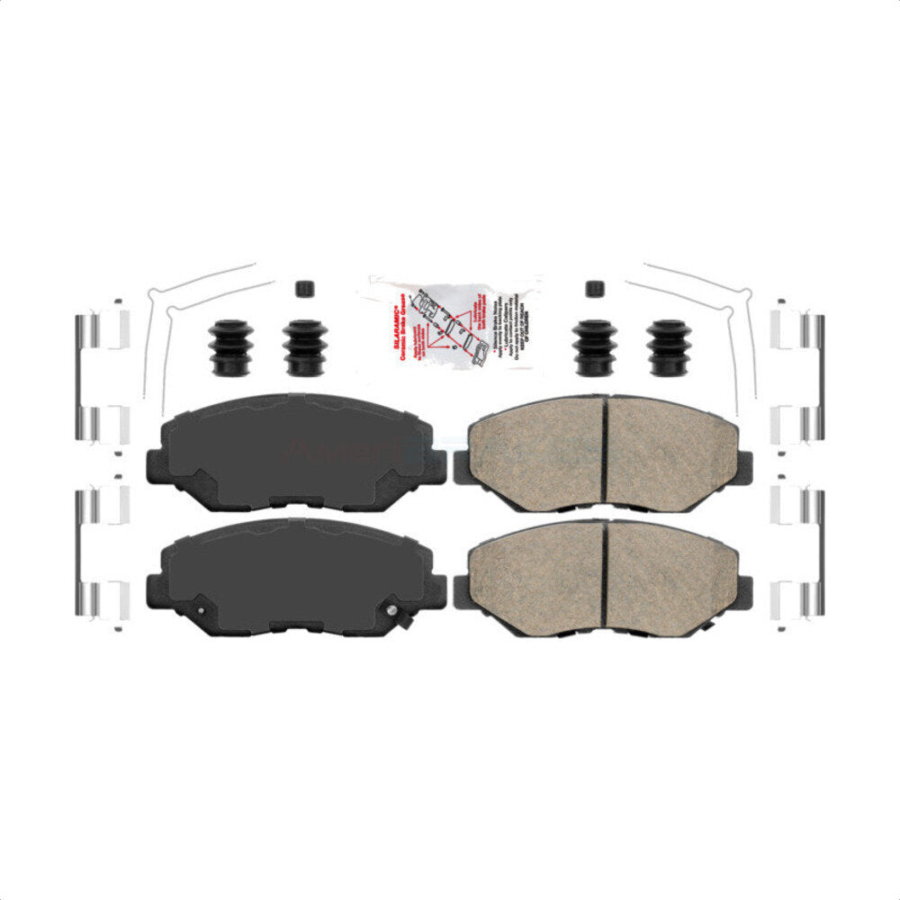 AmeriBRAKES NWF-PTC914 Disc Brake Pad for 2002-2017 Acura ILX, Honda Accord, Honda Fit - Front