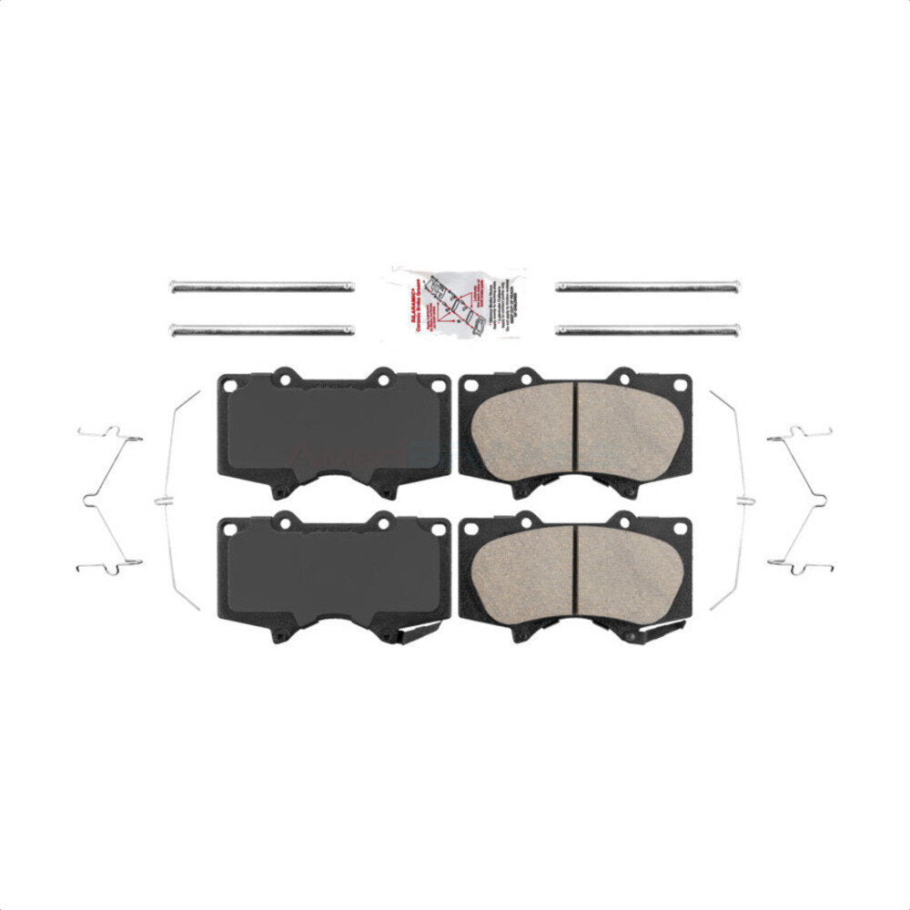 AmeriBRAKES NWF-PTC976A Disc Brake Pad for 2000-2023 Toyota Tacoma, Lexus GX460, Mitsubishi Montero - Front