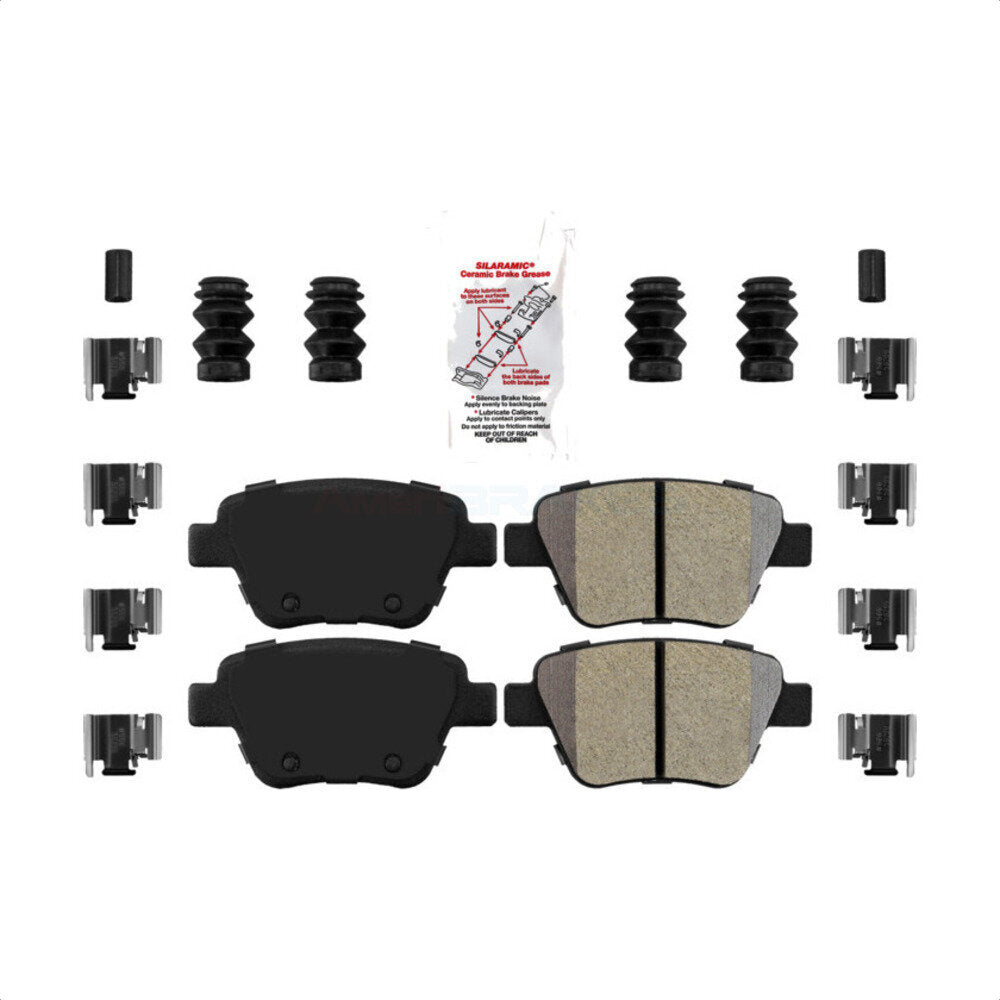AmeriBRAKES NWF-PTM1456 Disc Brake Pad for 2009-2019 Volkswagen Golf, Volkswagen Beetle, Volkswagen Passat - Rear