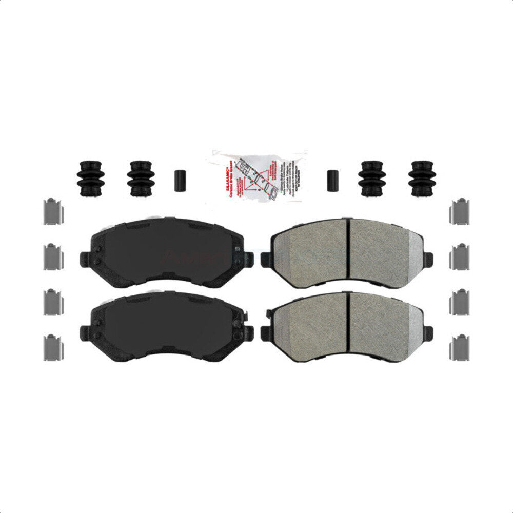 AmeriBRAKES NWF-PTM856 Disc Brake Pad for 2001-2007 Dodge Caravan, Chrysler Town & Country, Chrysler Voyager - Front