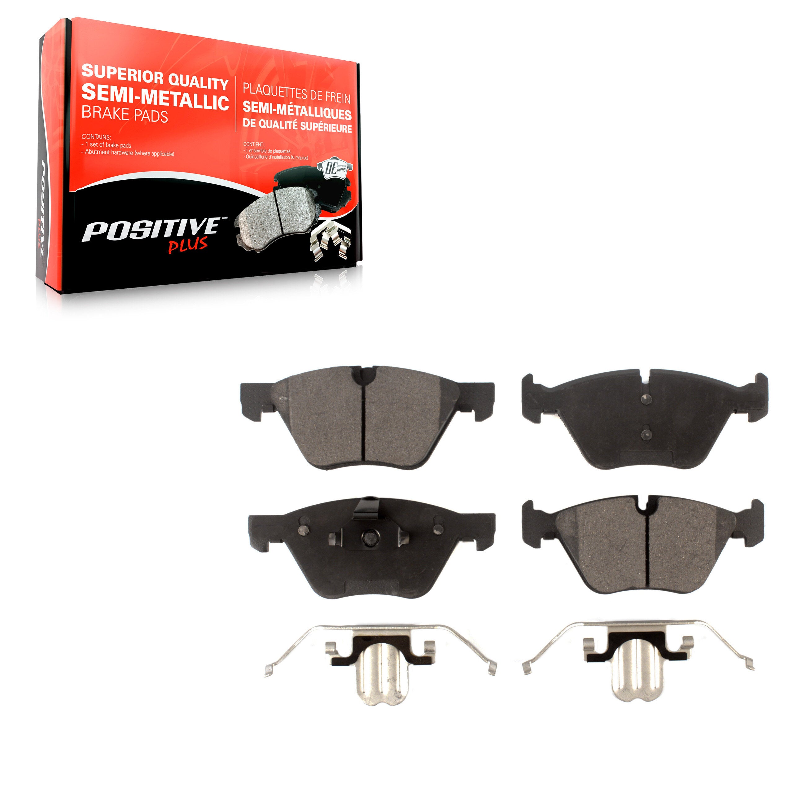 Positive Plus PPF-D1061 Disc Brake Pad for 1997-2016 BMW Z4, BMW X1, BMW 128i - Front