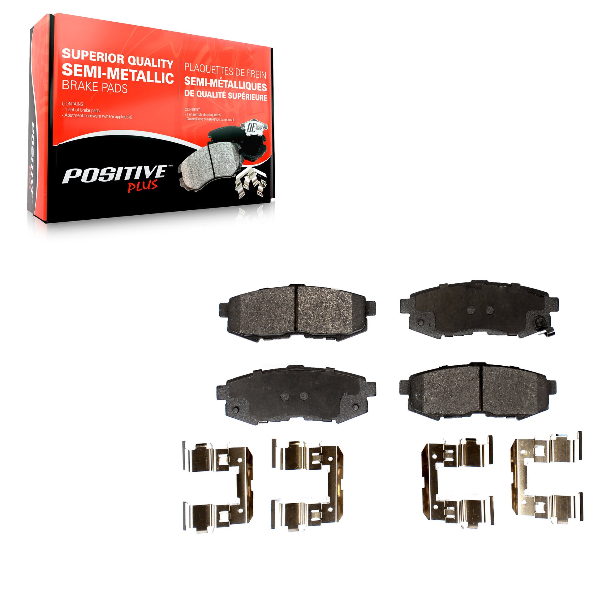 Positive Plus PPF-D1073 Disc Brake Pad for 2004-2006 Mazda MPV - Rear