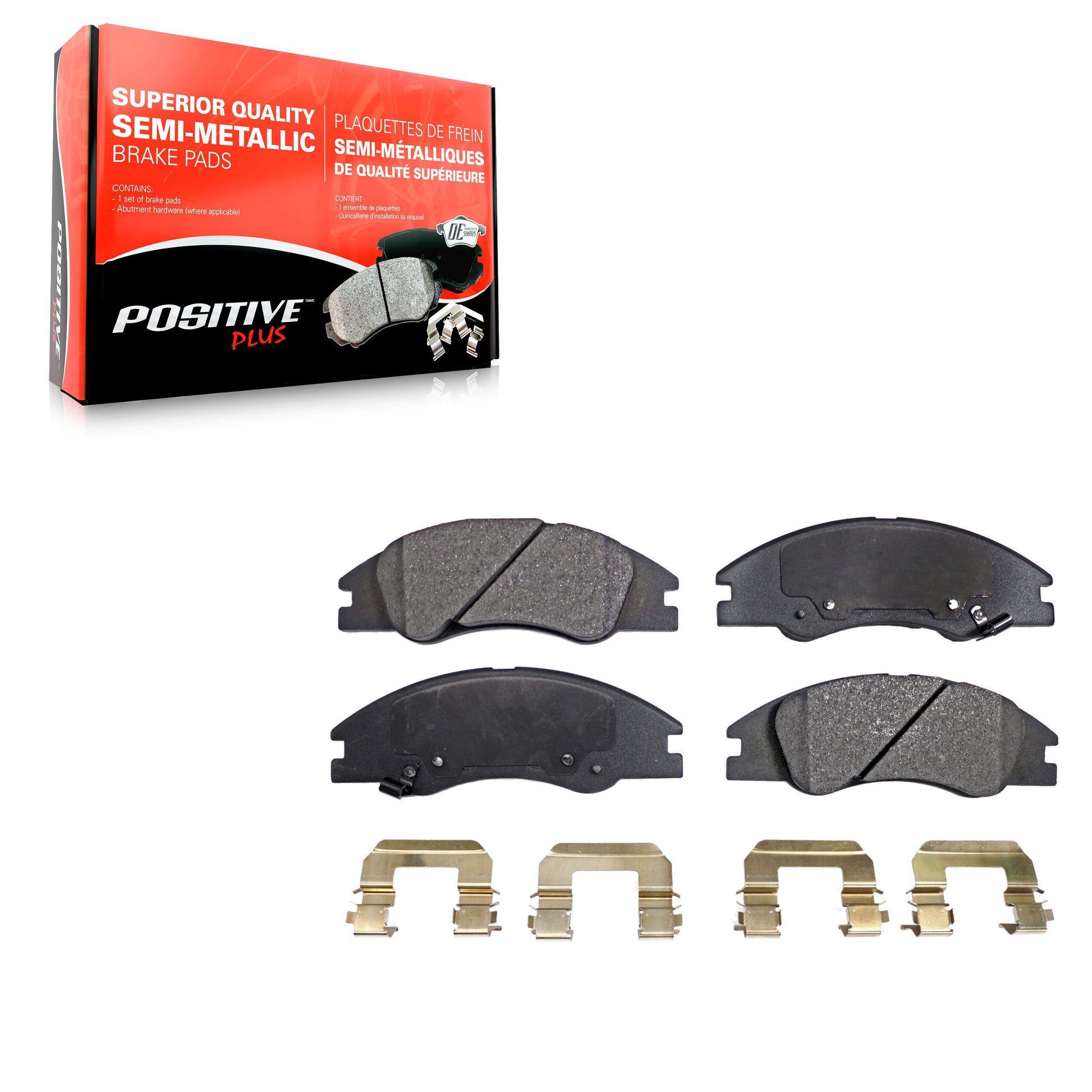 Positive Plus PPF-D1074 Disc Brake Pad for 2004-2009 Kia Spectra, Kia Spectra5 - Front
