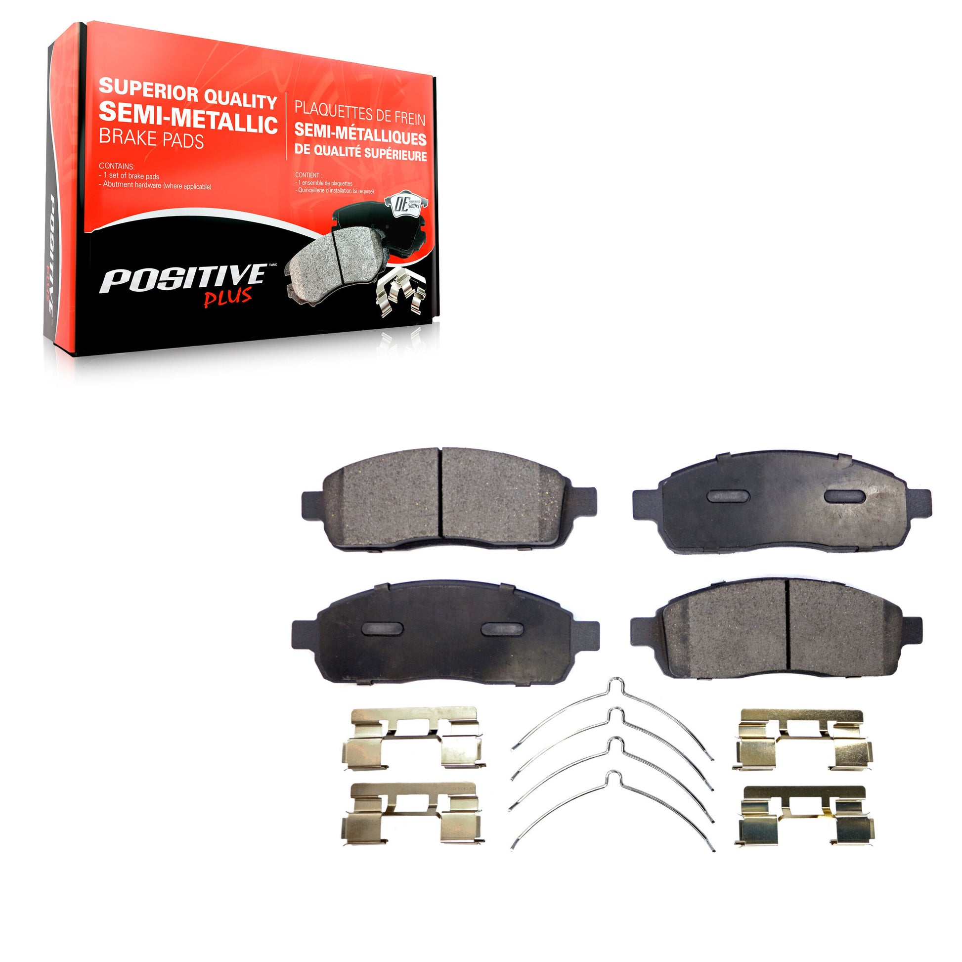 Positive Plus PPF-D1083 Disc Brake Pad for 2004-2009 Lincoln Mark LT, Ford F-150 - Front