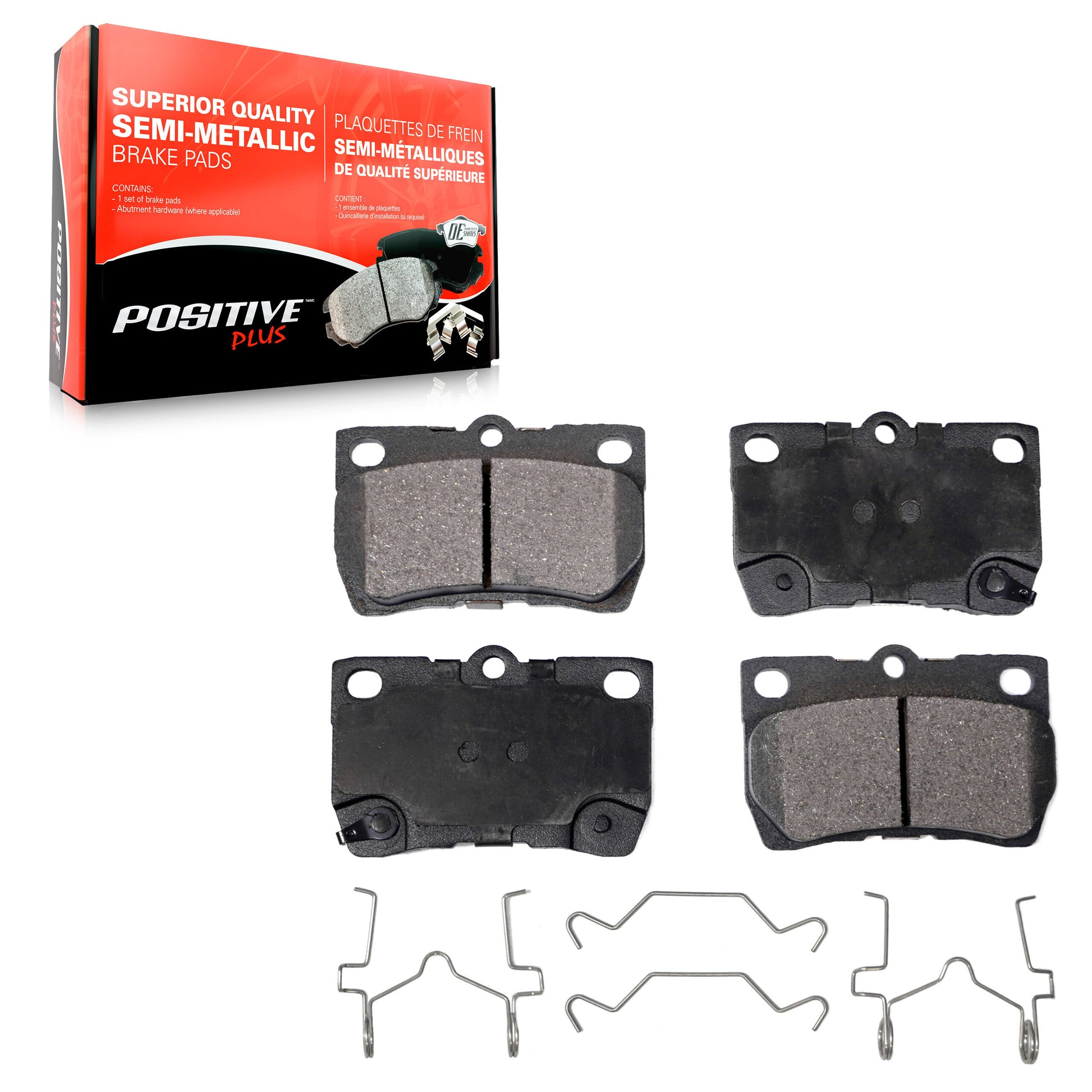 Positive Plus PPF-D1113 Disc Brake Pad for 2006-2013 Lexus GS460, Lexus GS350, Lexus GS450h - Rear